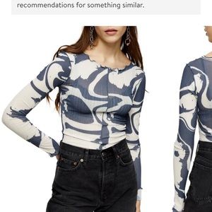 Topshop long sleeve top